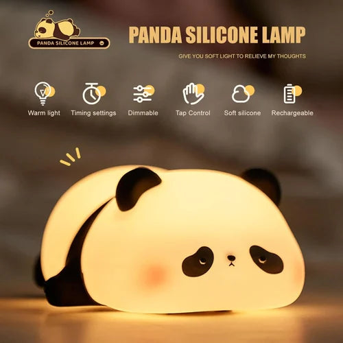 PandaGlow™ 7-Color Rechargeable Night Light